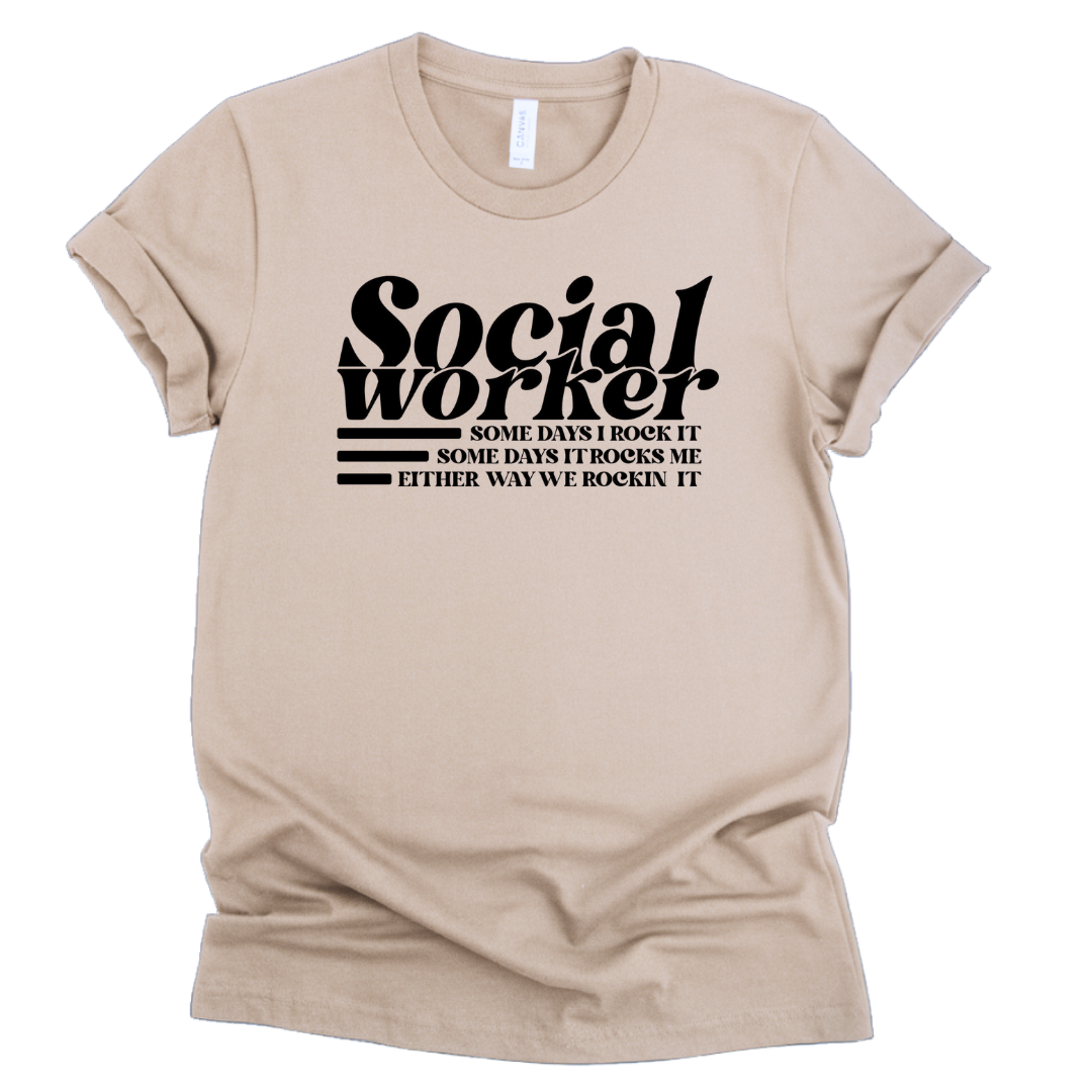 Social Workers Rock T-Shirt