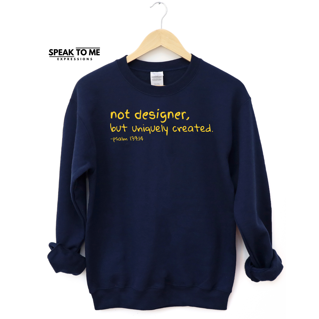 Not Designer But Uniquely Created Sweatshirt Speak To Me Expressions