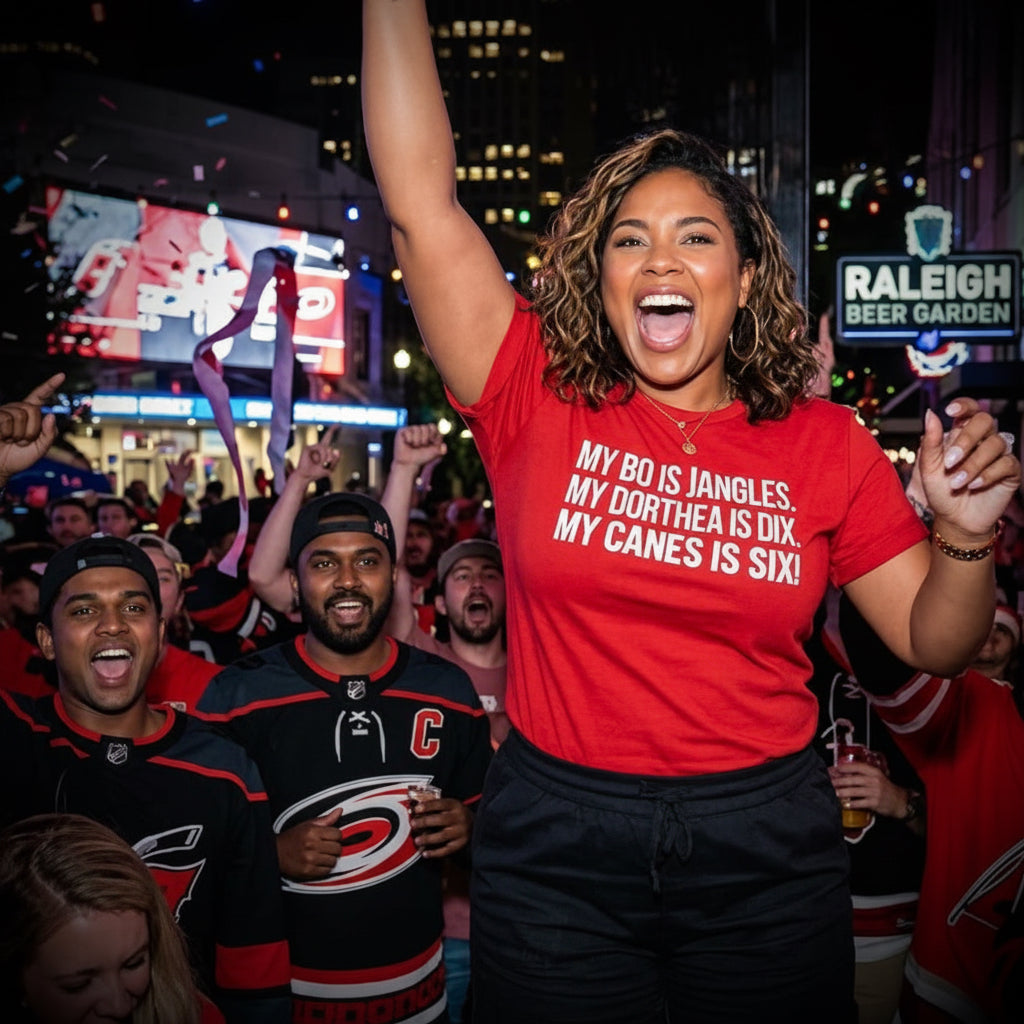 Hurricanes: My Bo is Jangles My Dortheia is Dix, My Canes is Six T-Shirt