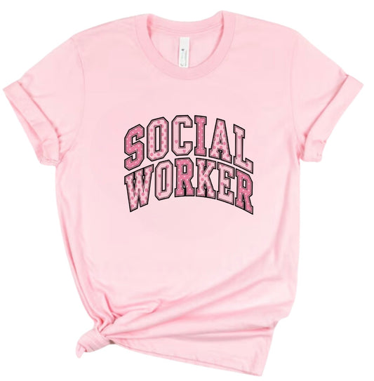 Social Worker Bow T-Shirt
