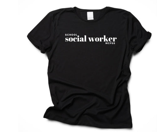 WCPSS School Social Worker T-Shirt