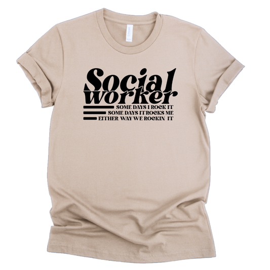 Social Workers Rock T-Shirt