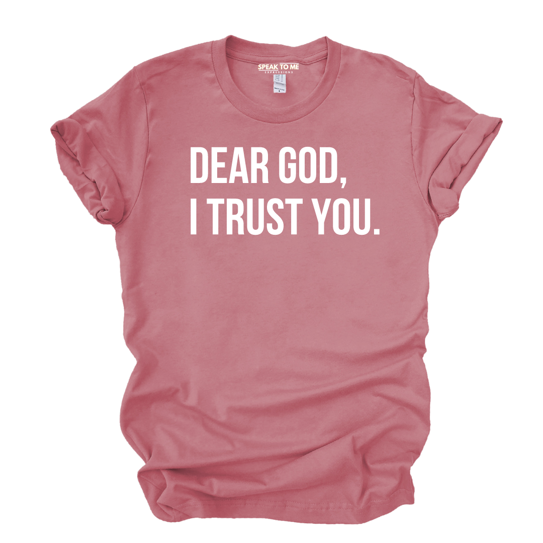 Dear God, I Trust You T-shirt