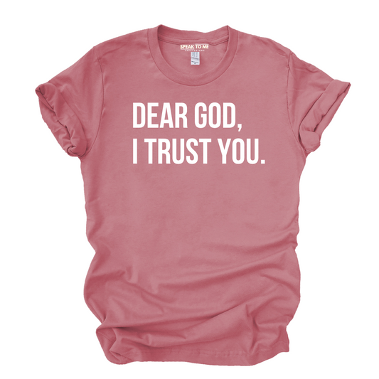 Dear God, I Trust You T-shirt