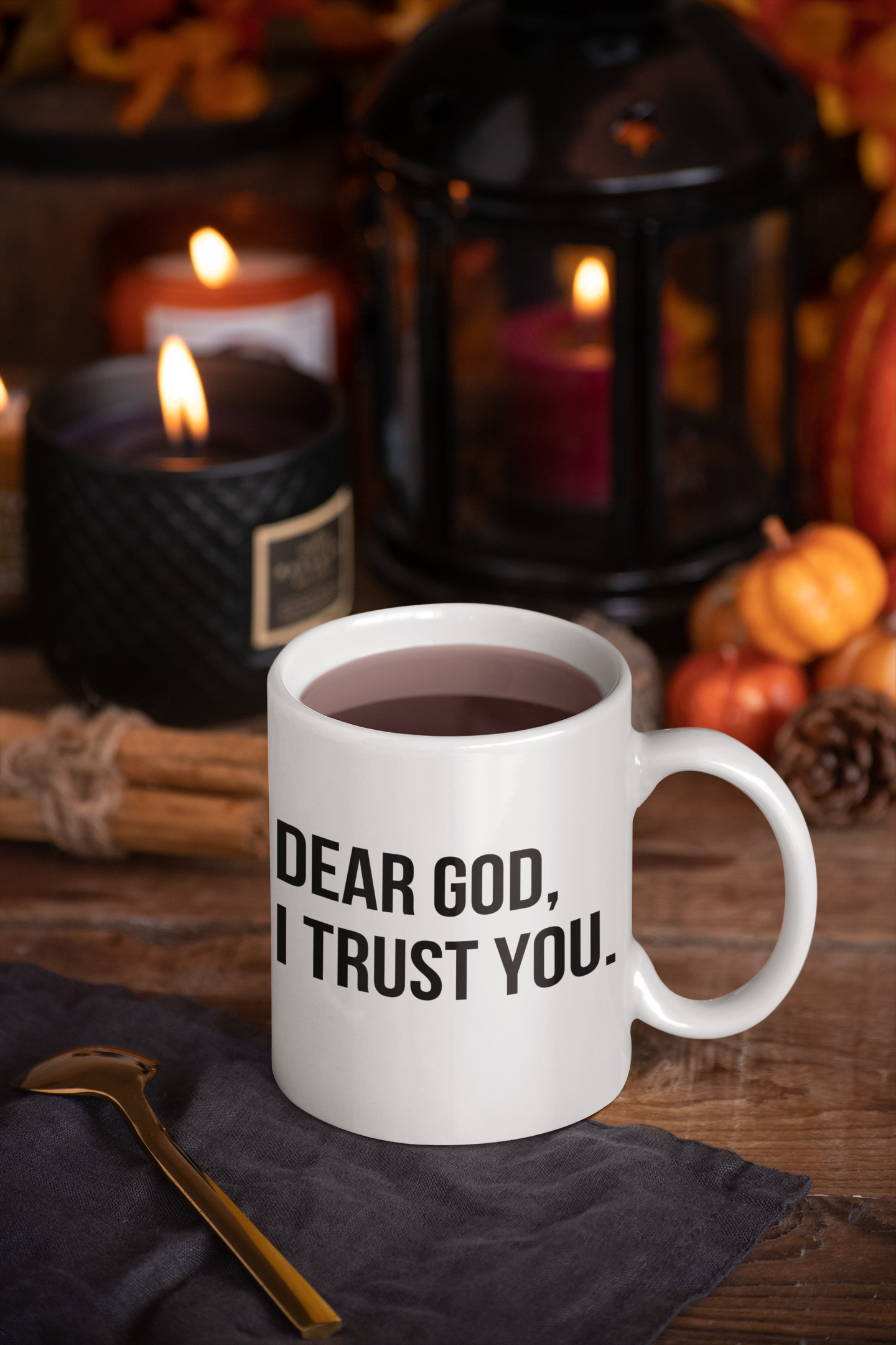 Dear God I Trust You 11oz Coffee Mug