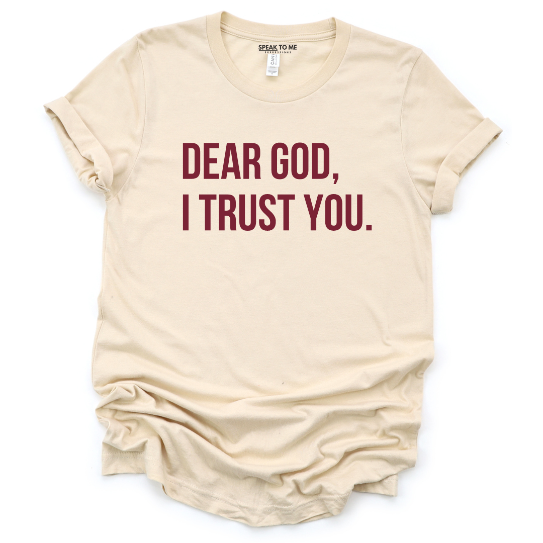 Dear God, I Trust You T-shirt